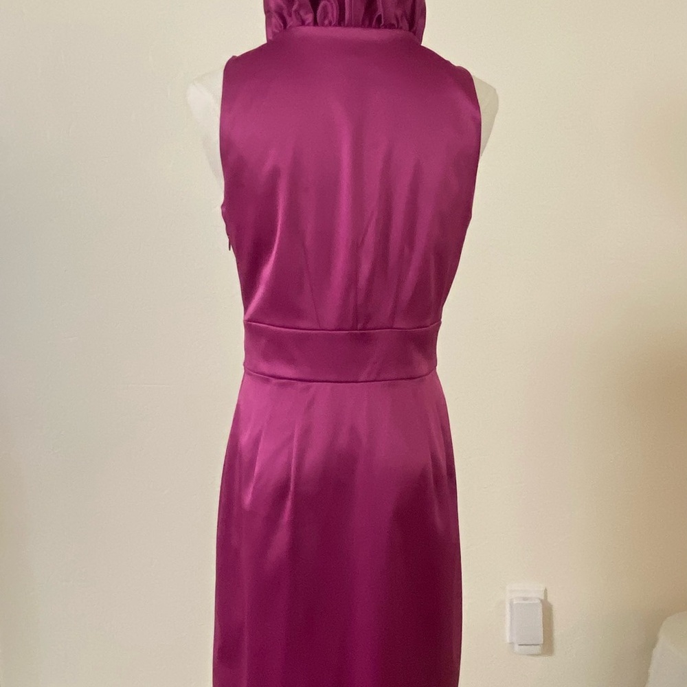 ***"Collection By Db" Elegant Fushia Ruffled Women's Dress View 5